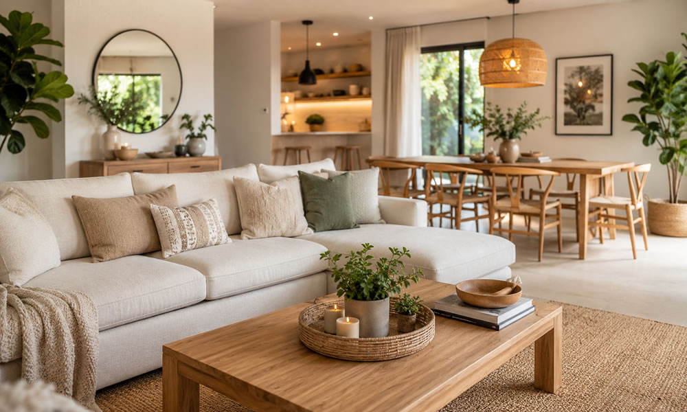 Tendencias en living comedor